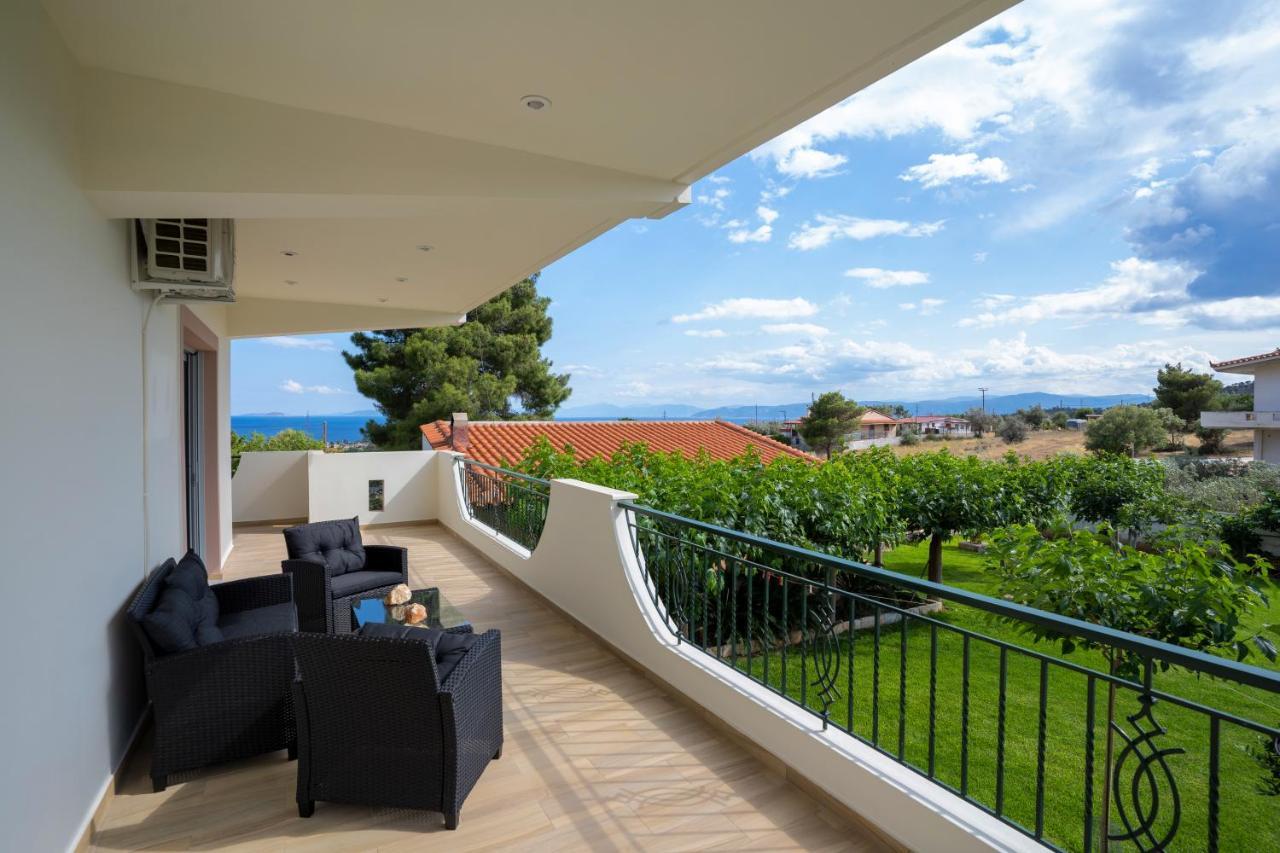 Ocean View Villa Kinetta  Bagian luar foto